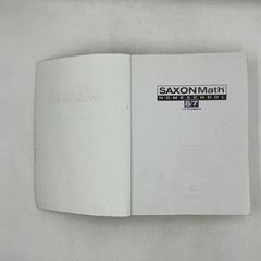 SAXONMath HOMESCHOOL 8/7 With Prealgebra By Hake & Saxon Paperback 2005