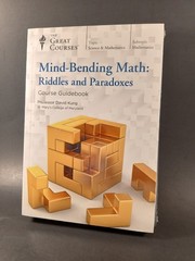 The Great Courses Mind-Bending Math: Riddles and Paradoxes DVD 4 Discs + Book