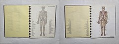 Schick Notebook Charts Human Anatomy Softcover Spiral Bound Book (1987)