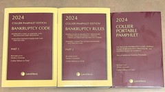 2024 Collier Pamphlet Edition Bankruptcy Code Part 1 & 2, Plus Portable Pamphlet