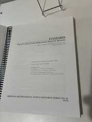 Standards fro Data Collection From Human Skeletal Remains No.44, 1994