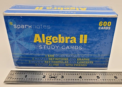 Algebra II SparkNotes Study Cards – Cards By SparkNotes – EUC