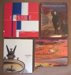 4 Art Book and Exhibition Catalogue Lot Confluencias Inside, John Walker, etc.