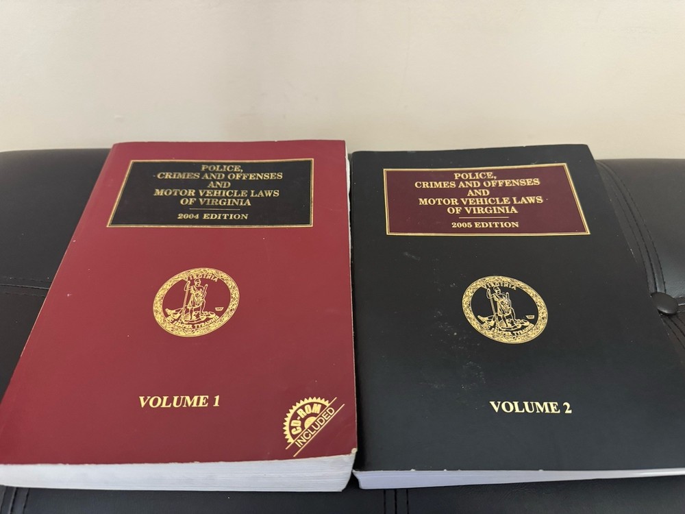 Police Crimes Motor Vehicle Laws Virginia 2004-05 Vol 1-2 LexisNexis