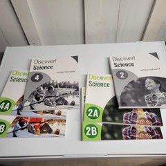 Discover! Science text book set 2A, 2B & 4A, 4B with Instructor Guide