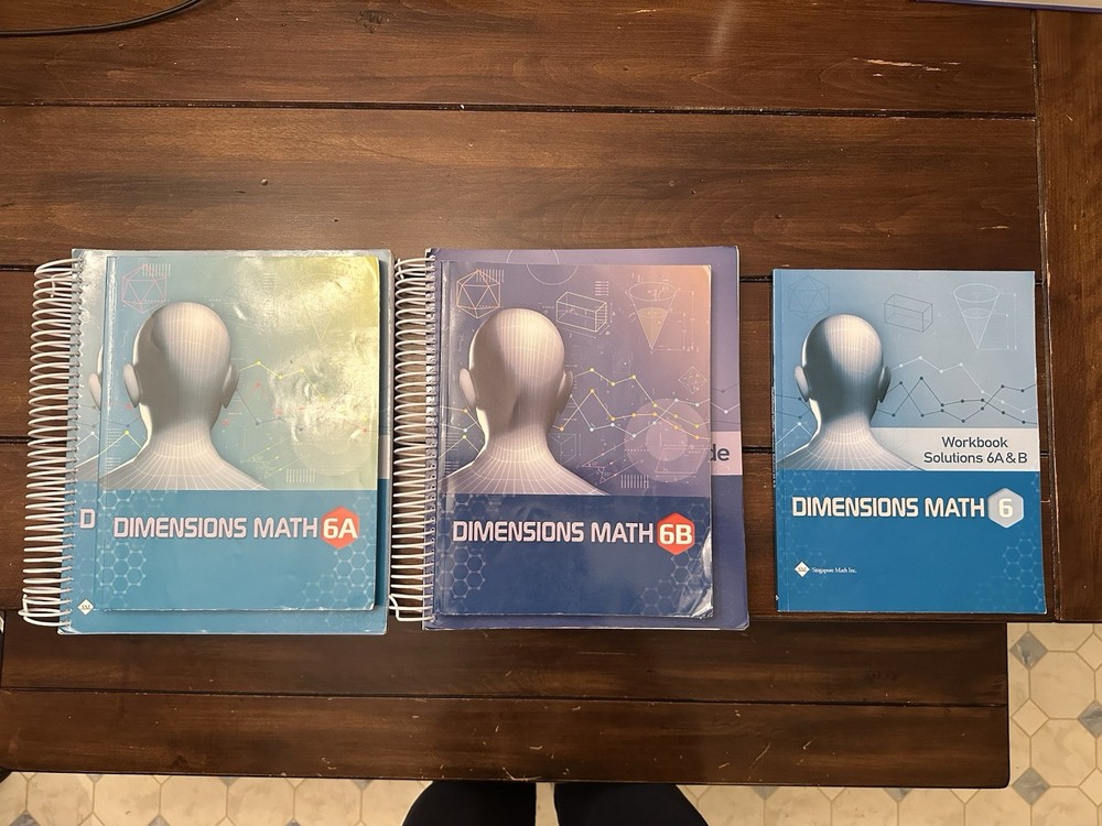 Dimensions Math 6A & 6B Set: Teacher’s Guides, Textbooks, And Workbook Solutions