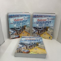 BJU Press Cultural Geography, Student Textbook & Teacher Edition 4th Ed