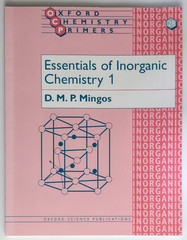Essentials of Inorganic Chemistry 1 by D. M. P. Mingos (Paperback, 1995)