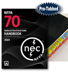 Highlighted & Tabbed NFPA 70 2023 NEC Handbook – Professionally Tabbed