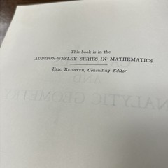 Calculus and Analytic Geometry by George B. Thomas Jr. 1961 3rd Ed. Hardcover