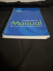 Publication Manual of the American Psychological Association® – Sixth Edition