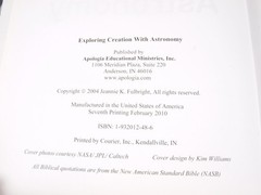 Apologia Exploring Creation With Astronomy Student Textbook Homeschool
