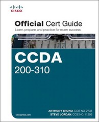 CCDA 200-310 Official Cert Guide (5th Edition) – Hardcover – VERY GOOD
