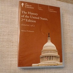 GREAT COURSES HISTORY OF THE UNITED STATES 2ND EDITION & WESTERN CIVILIZATION