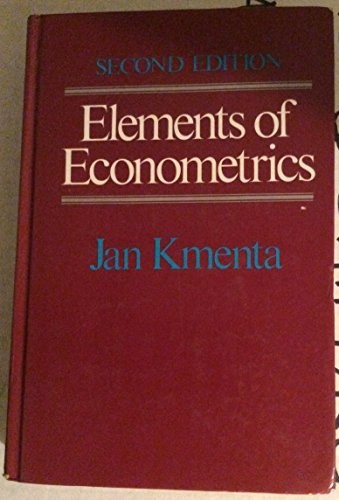 Elements of Econometrics – ACCEPTABLE