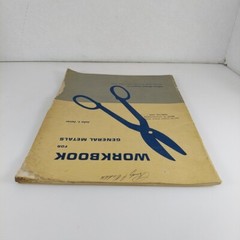 Workbook For General Metals Second Edition by John Feirer 1960 Illustrated PB