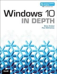 Windows 10 In Depth (includes Content Update Program) – Paperback – GOOD