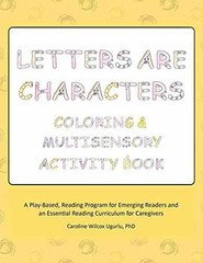 Letters are Characters: Coloring & – Paperback, by Ugurlu PH D – Very Good