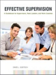 Effective Supervision: A Guidebook fo- 9780130315830, paperback, David L Goetsch