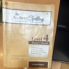 Marie Rippel All About Spelling Level 4 Teacher’s Manual Teacher’s Edition