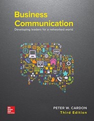 Business Communication: Developing …, Cardon, Peter W