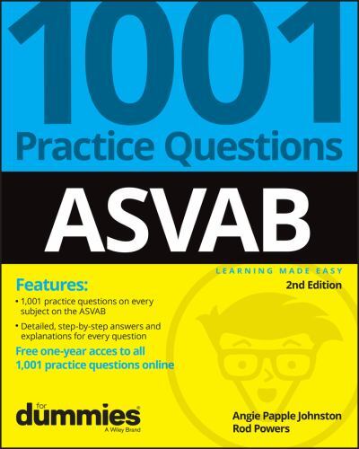 Asvab: 1001 Practice Questions for Dummies (+ Online Practice)
