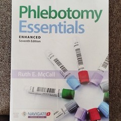 Ruth E. McCall Phlebotomy Essentials Enhanced 7th Ed Paperback 2017