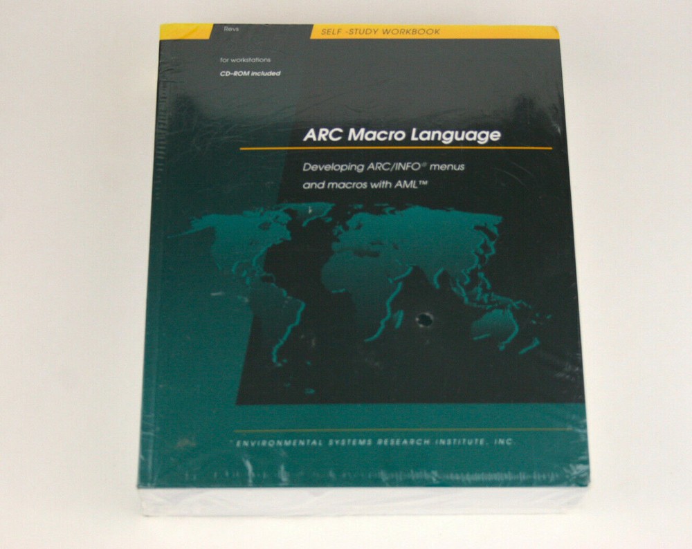 Arc Macro Language: Developing ARC/INFO Menus and Macros with AML – NEW SEALED