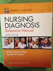 Sparks & Taylor’s Nursing Diagnosis Reference Manual – paperback Taylor, Cyn…