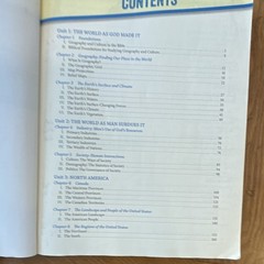 BJU Press Cultural Geography Textbook 4th Ed + Teacher Ed (Book B only) + Tests