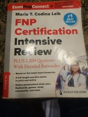 FNP Certification Intensive Review: PLUS 1,200 Questions With Detailed Ra – GOOD