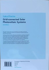 Grid-Connected Solar Photovoltaic Systems Code of Practice 9781839537516