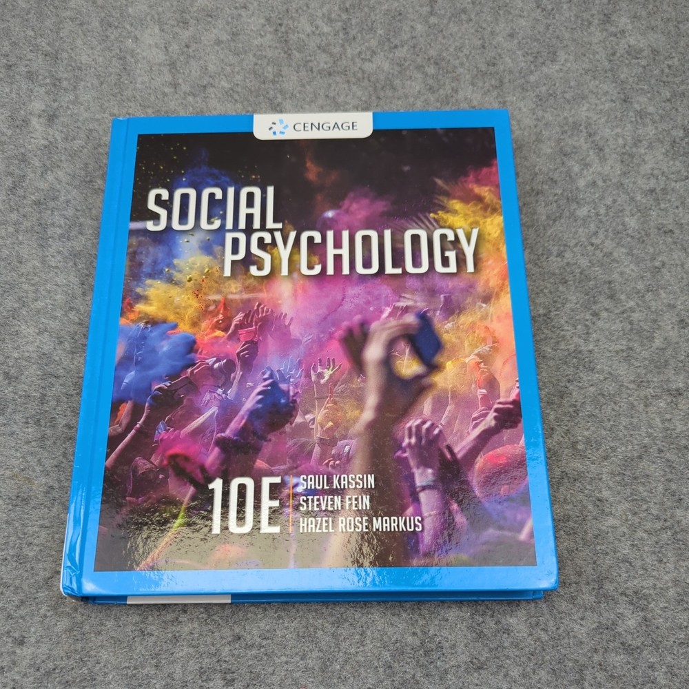 Social Psychology (MindTap for Psychology) – Hardcover By Kassin, Saul – GOOD