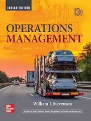 New:Operations Management byStevenson 13TH INTL ED 9789355322647