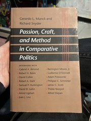 Passion, Craft, and Method in Comparative Politics (Paperback )696