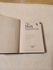 Holt Handbook by Stephen R. Mandell and Laurie G. Kirszner (2001, Hardcover)