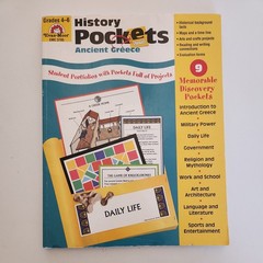 Evan-Moor History Pockets Bundle Set of 3 Hands On Activities Homeschooling