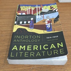 The Norton Anthology of American 10th Edition Paperback -Used