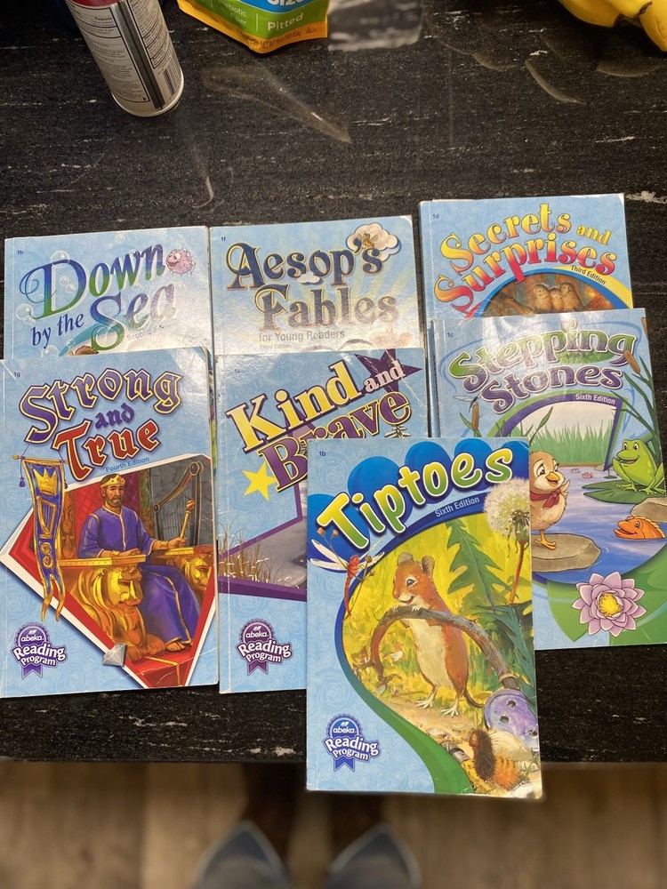 Abeka K5 Books And Abeka Grade 1 Books
