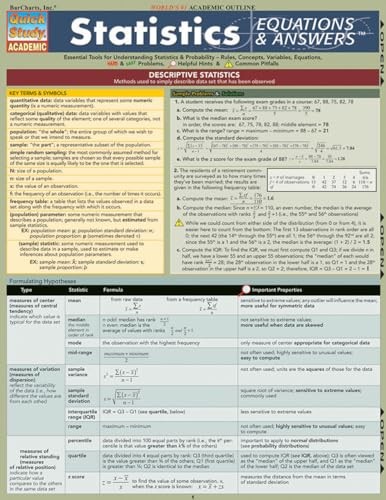 Statistics Equations & Answers, Stephen V Kizlik