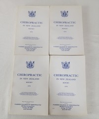 Bulk Lot of 7 Chiropractic in New Zealand 1979 Report Parker College Reprints