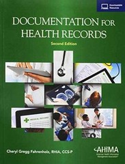 Documentation for Health – Paperback, by Fahrenholz Cheryl Gregg – Acceptable m
