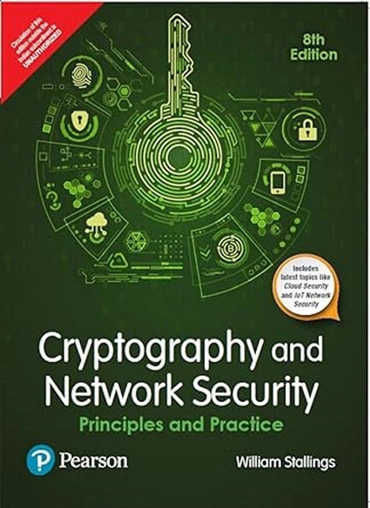 Cryptography and Network Security : 8th, Stallings, IMPORT FEE PAID, DDP Shippin