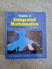 Integrated Mathematics Course 2 by Isidore Dressler (1998, Hardcover)