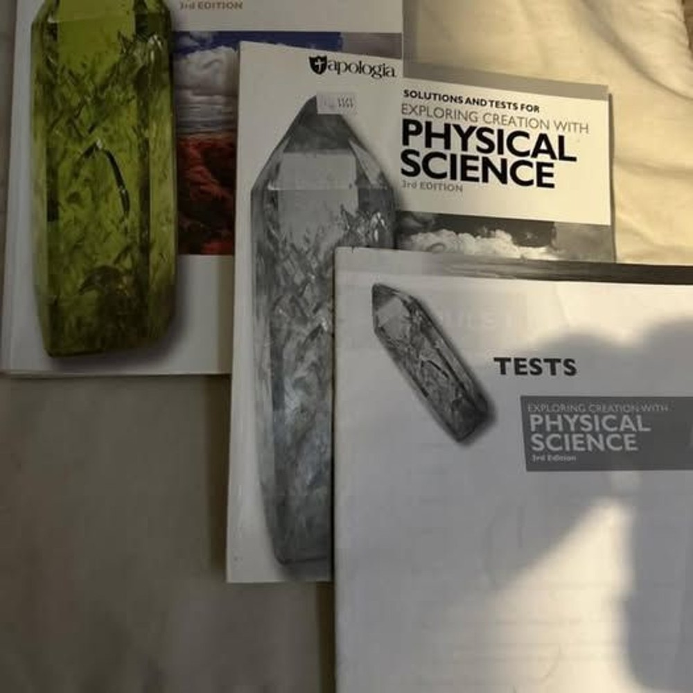 Exploring Creation Physical Science Apologia 3rd Edition With Solutions And Test