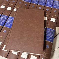 New Grove Dictionary Of Music And Musicians Stanley Sadie 20 Vol HB 1980 ExLib