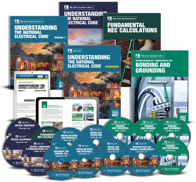Mike Holt’s 2023 Understanding the NEC Complete DVD Training Library