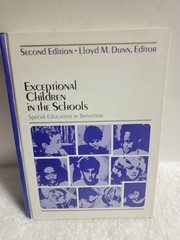 EXCEPTIONAL CHILDREN IN THE SCHOOLS 2nd edition Dunn Ed. (1973,HC) HZ7