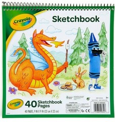 Lot of 6: Crayola Sketchbook 9″ X 9″ (22cm×22cm) 40 Sketchbook Pages
