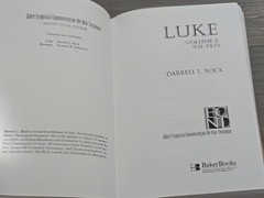 Luke 1:1-9:50 by Darrell L. Bock (Baker Exegetical Commentary on the NT)